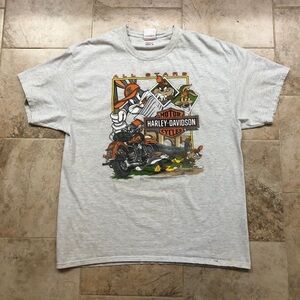 Harley Davidson Looney Tunes All-Star Baseball Shirt 2012